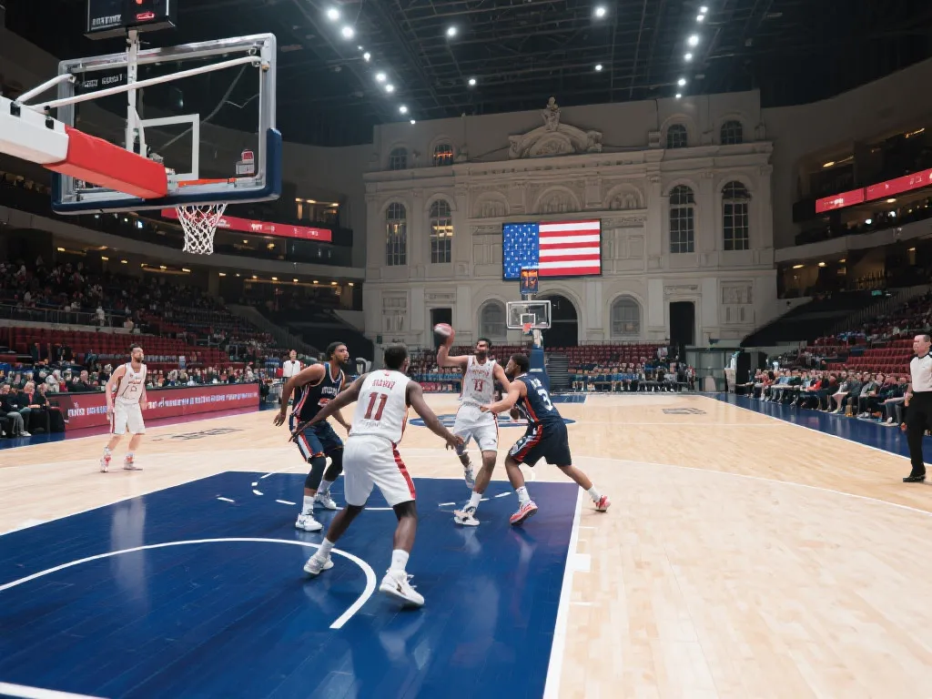 欧洲球场与NBA球馆风格融合